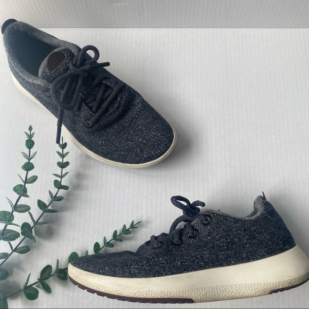 Allbirds wool runner mizzle lace up sneakers gray size 9